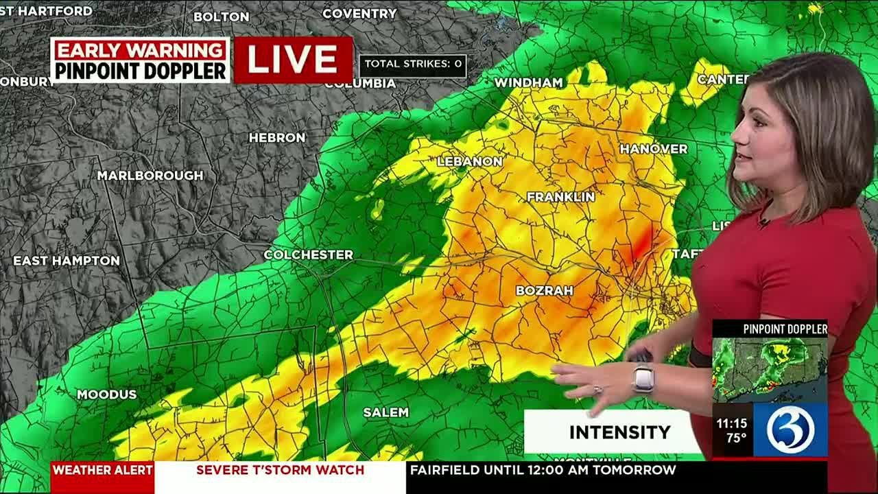 Technical Discussion: Periods of heavy rain and storms overnight - YouTube