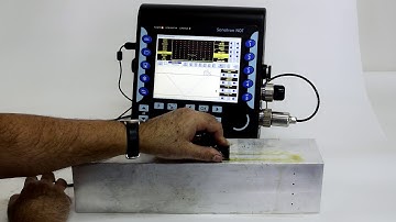 ISONIC 3510: DAC - WT = 100 mm, SDH - Shear Wave