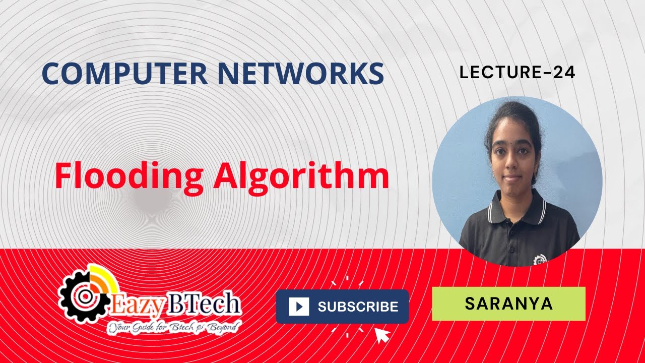 Flooding Algorithm || Lecture 24 - YouTube