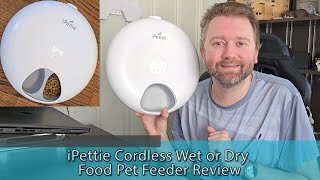 WET OR DRY CAT FOOD  iPettie Cordless Wet & Dry Food Pet Feeder Review