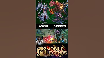 Inuyasha vs 3 Pro streamers🔥 (1v1) Inuyasha va pro player🔥 #inuyasha #zilong #mlbb #shorts