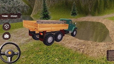 Mud Offroad Truck Simulator 3D - Offroad Cargo Truck Driving Android gameplay