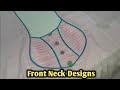 Front Neck Designs Cutting and Stitching | Designer Neck | Fiza Boutique