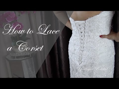 corset back gown