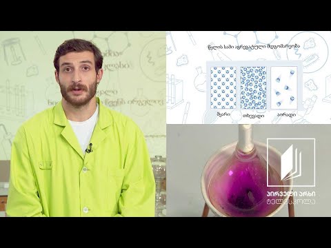 ქიმია, VIII კლასი - წყალი - ნივთიერებები ჩვენ ირგვლივ #ტელესკოლა