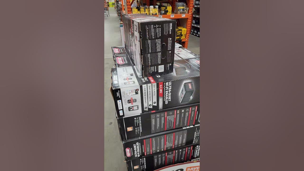 Black Friday DOORBUSTER 78 Genie Garage Door Opener Home Depot YouTube