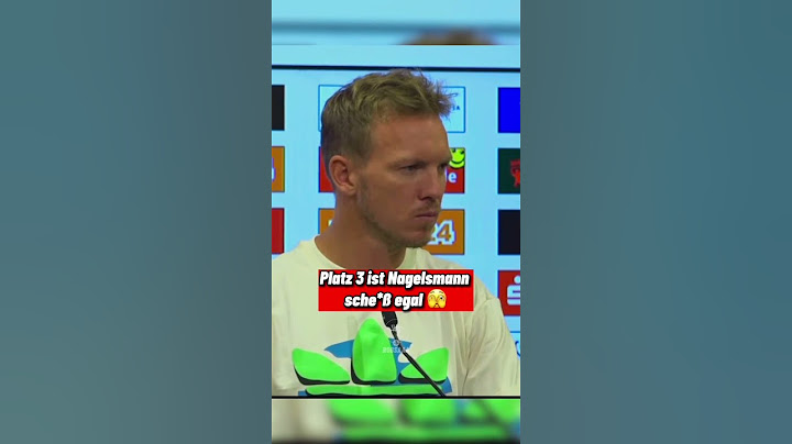 Platz 3 ist Nagelsmann sche*ß egal 🫣