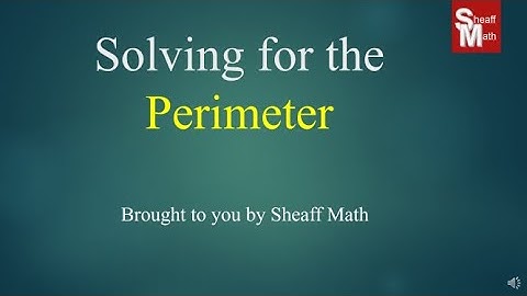 Finding Perimeter of a Shape