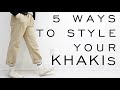 How to Style your Khakis : Boyish Denim : Streetwear : Emily Wheatley