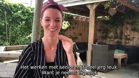 Werken bij Sherpa - Jeanet werkt met senioren in Bunschoten