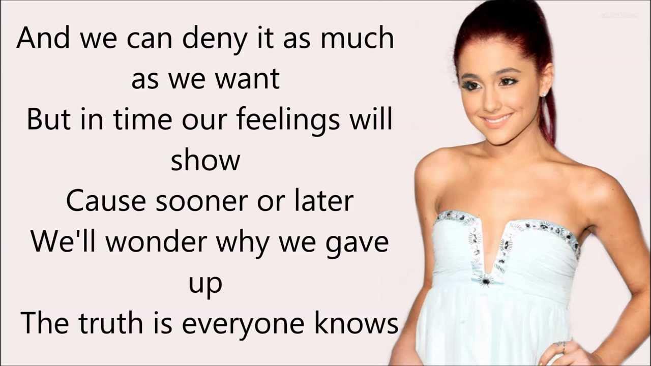 Ariana Grande - Almost Is Never Enough ft. Nathan Sykes - (Lyrics)