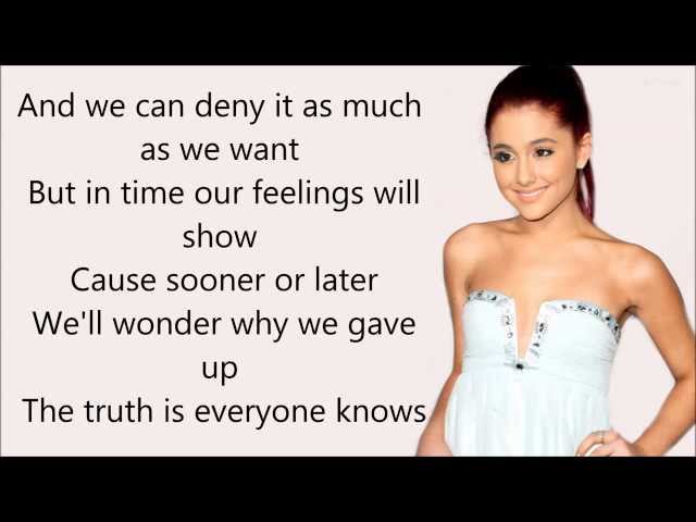 Ariana Grande - Almost Is Never Enough ft. Nathan Sykes - (Lyrics) class=