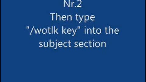 WoTLK Free Key!