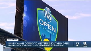 The tournament stays, but not the name at Western & Southern Open