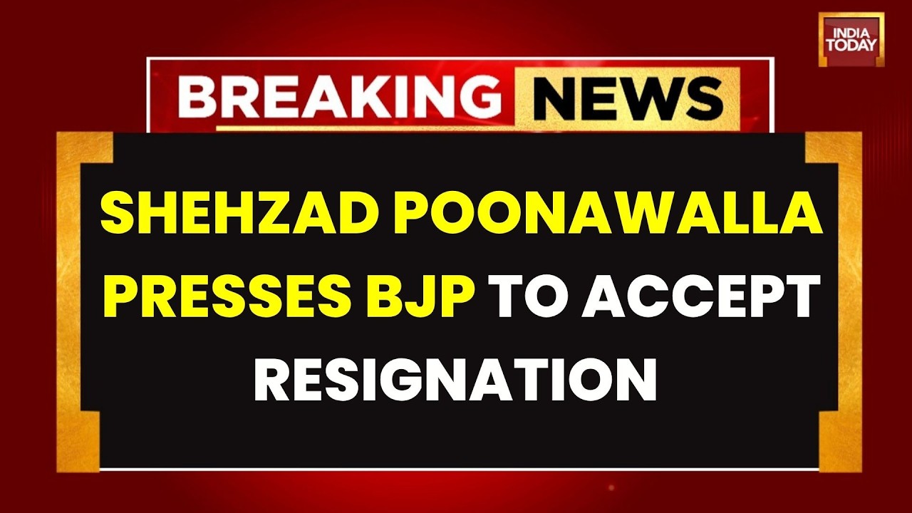 Relieve me: Shehzad Poonawalla presses BJP to accept resignation in 2nd letter | Breaking News