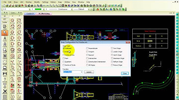 Configure Preset AutoSnaps in Caddie AEC Architecture .dwg software