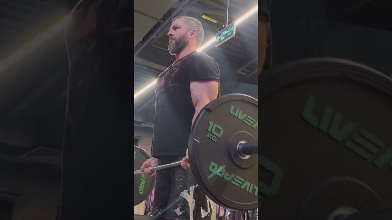 40 кг с прямым грифом 