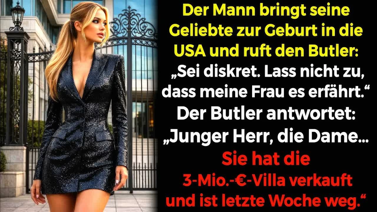 🤰Ehemann bringt Geliebte zur Geburt in die Usa und ruft den BUTLER  Schweig 🤫 Butler  Die DAME…