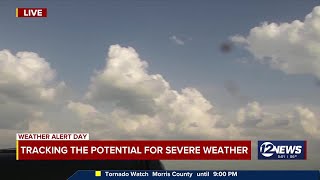 Monday evening radar in Kansas
