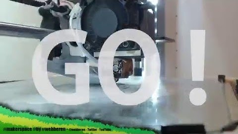 3Dprinting Timelapse video of the YEShat - on the Wanhao duplicator i3