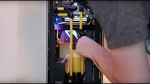 Filling the Loop on my Watercooled PC! Phanteks Evolv Shift X