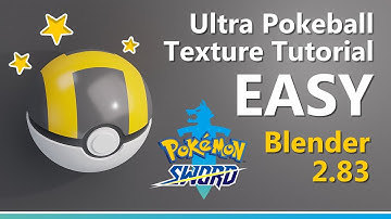 How to create a Ultra Pokeball Texture in Blender