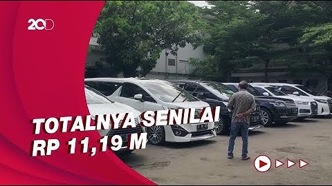 Akan Dilelang! Ini Deretan Kendaraan Mewah Rampasan Korupsi Jiwasraya