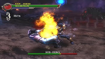 Scorpion VS SUB-ZERO (Scorpion Story Part 12) - Mortal Kombat Shaolin Monks |HARD 1080P Gameplay