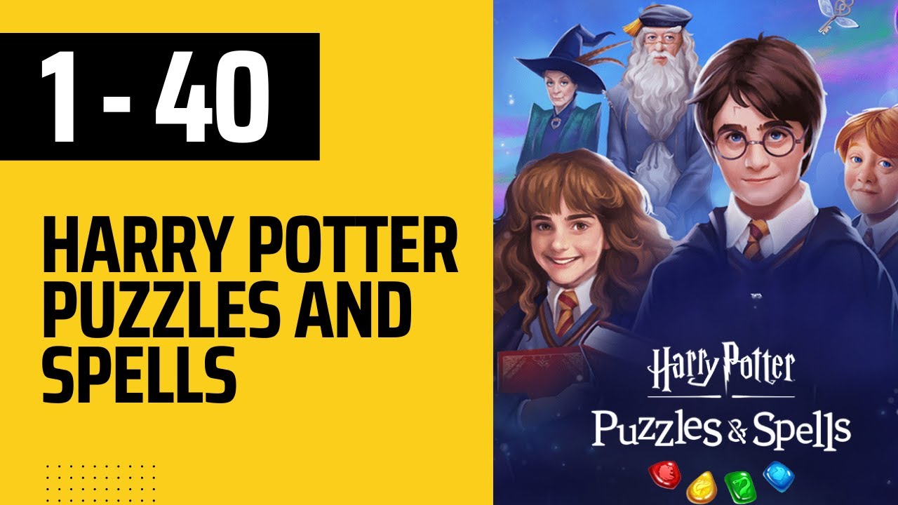 Harry Potter Puzzles and Spells LEVELS 1 40 YouTube