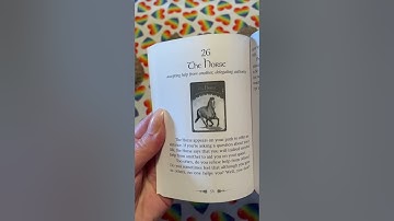 The Wisdom of Avalon Oracle showing the description of The Horse card from my full flip through.