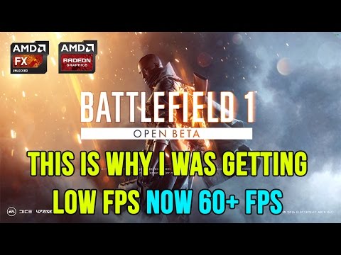 Battlefield 1 Open Beta : Max Settings FPS Test Revisited R9 280X FX 8350 [60+ FPS :O]