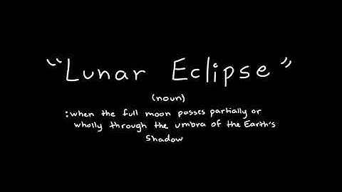 [Lunar Eclipse] | Animation
