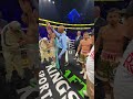 🏆 Teofimo Lopez celebrates at center ring as he is crowned the WBA Welterweight World Champion! 👑✨