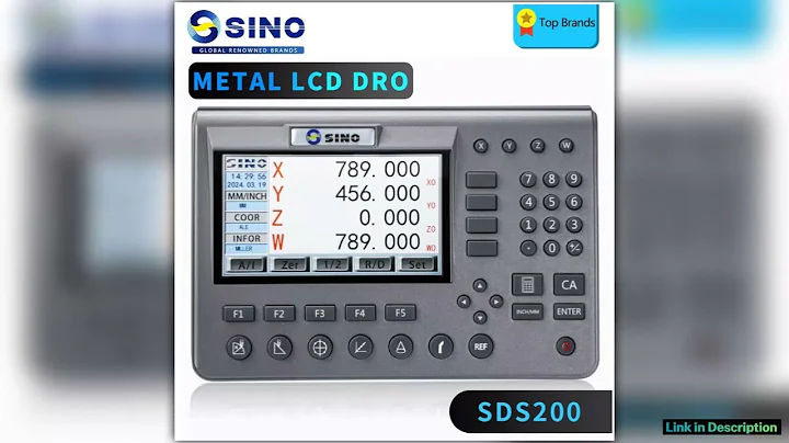 SINO Highend SDS200 Metal 4 Axis LCD Digital Readout Kits Test Intrusment Glass Linear Scale Machin
