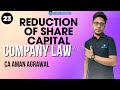 #23 REDUCTION OF SHARE CAPITAL | COMPANY LAW | B.COM