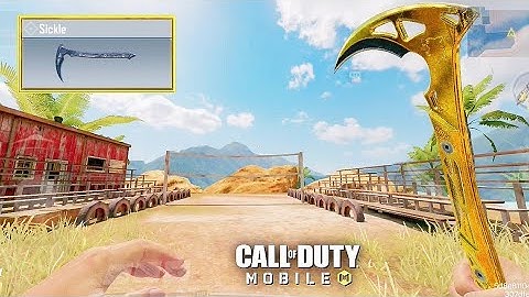 *NEW* SICKLE MELEE in CALL OF DUTY MOBILE!! (SEASON 4)