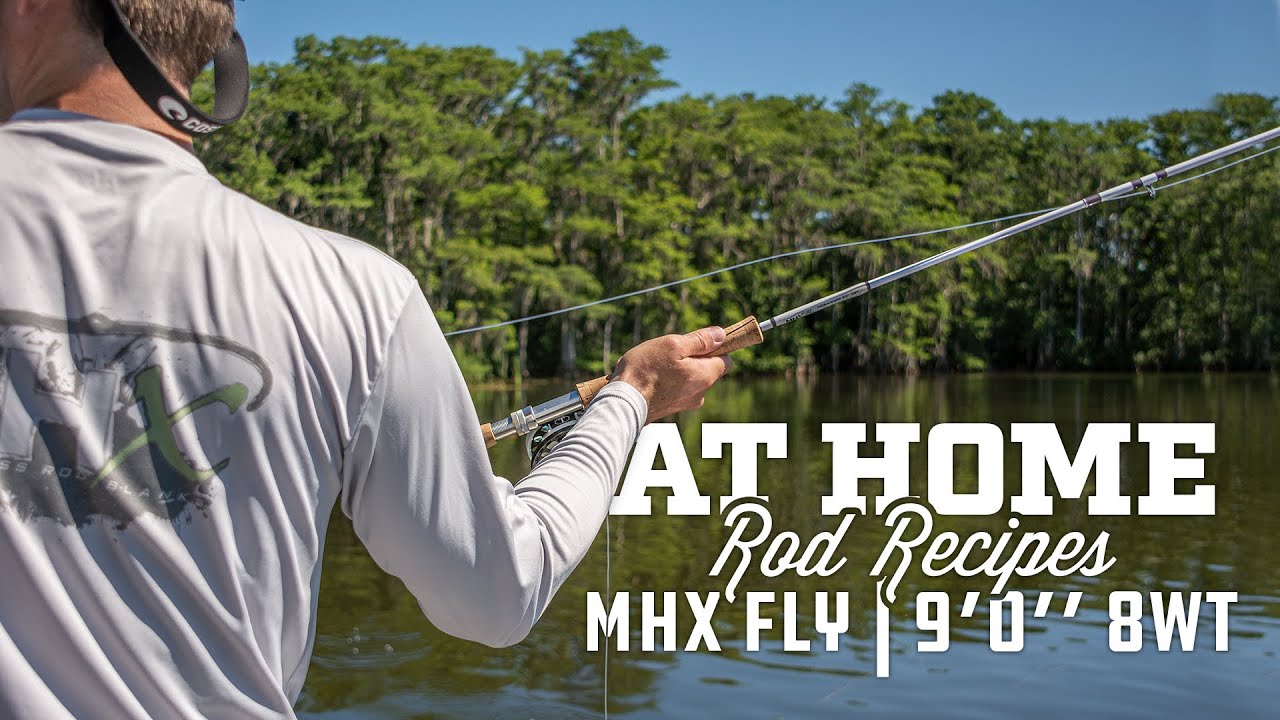 Affordable 8 Wt. Fly Rod Recipe to Fish Anywhere  White F908 MHX Fly Rod  for Freshwater & Saltwater 