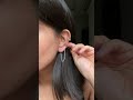 Unboxing the mirrorball threader earrings