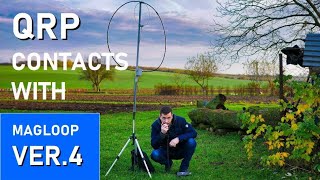 QRP with UltraLight Magnetic Loop Antenna and Xiegu X5105