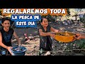 REGALANDO toda la pesca de este dia a Familias de bajos recursos en El Salvador