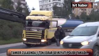 Tanker Zulasinda 1 Ton Esrar Sevki̇yati Poli̇se Takildi
