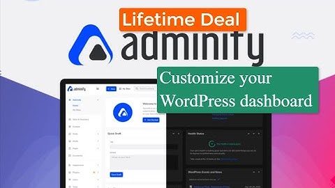 WP Adminify Review and Tutorial: WP Adminify Lifetime Deal | Customize your WordPress dashboard