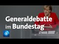 Generaldebatte im Bundestag