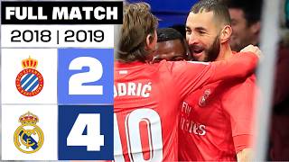 RCD Espanyol 2 - 4 Real Madrid 2018/19 PILNAS MAČAS