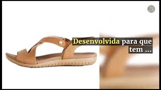 sandália usaflex tira cruzado no peito do pé com elástico 1804