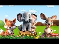 Relaxing and adorable animal moments elephant fox kangaroo rabbit  soothing music in nature