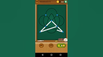 One Line Curve Drawing Advanced A 15 Solution Walkthrough Gameplay