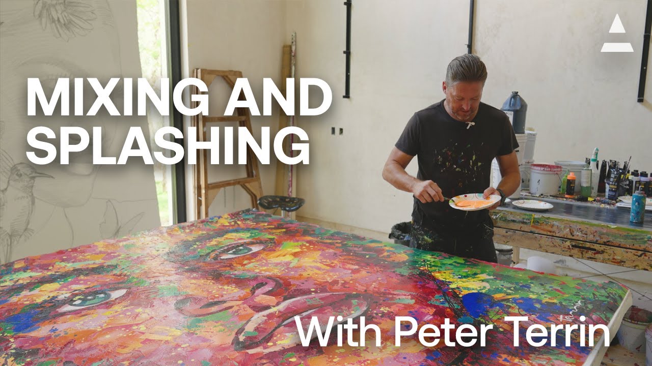 Arteza Fuel Your Creativity | Mixing and splashing with Peter Terrin