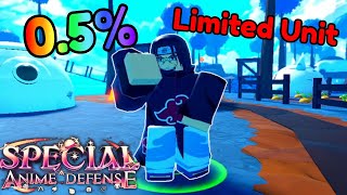 How To Get The New Limited Itochi 0.5% In Special Anime Defense