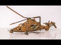 Helicopter Eurocopter Tiger - Restoration Abandoned Model Helicopter